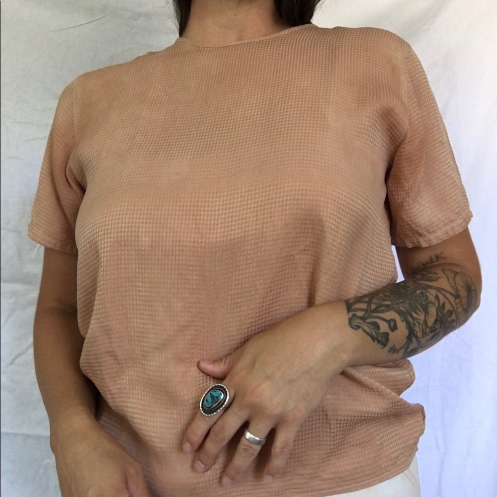 Vintage, naturally dyed silk top ✨SOLD✨